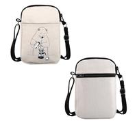 VAMSII Polar Bears Lover Gift Polar Bear Coffee Design Crossbody Bag Co-ffee Drinker Travel Bag Barista Gift, Polar Bear Coffee Design C
