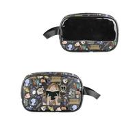 VAMSII Pride Reader Toiletry Cosmetic Bag Prejudice Book Lover Gift Romance Novels Gift JA Novelist Bookworm Makeup Bag, USPrideToiletry, Modern