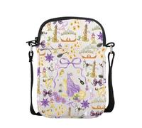 VAMSII Princess Cartoon Movie Fans Gift Long Hair Princess Crossbody Bag Princess Fairy Story Gift, Ushaircrossbody