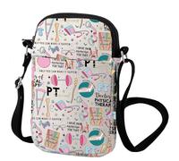 VAMSII PTA Gift PT Team Crossbody Bag Physical Therapist Physical Therapist Assistant Therapy Squad Graduation Gift, Pt