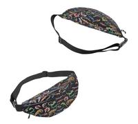 VAMSII Reptile Lizard Lover Gift Geckos Species Waist Bag Pack Gecko Owner Belt Bag Herpetology Lover Gift, Geckos Species W B