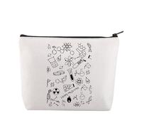 VAMSII Science Teacher Appreciation Gifts Chemical Molecule Makeup Bag Chemical Laboratory Gift Science Lover Pouch, USChemicalMakeup