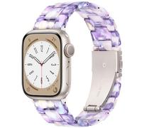 Vamyzji Compatible with Apple Watch Straps 49mm 46mm 45mm 44mm 42mm(Series 3/2/1), Lightweight Waterproof Easy Adjust Resin Sport iWatch Strap for Apple Watch Series 10 9 8 7 6 5 4 3 2 1 SE Ultra 2 1