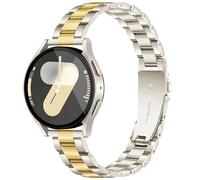 Vamyzji Compatible with Samsung Galaxy Watch 7 6 5 4 40mm 44mm, FE 40mm, 5 Pro 45mm, 6 Classic 43mm 47mm, Metal Strap Women for Samsung Watch 4 Classic Active 2