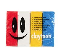 Van Aken Claytoon Modeling Clay - 1 lb (Four 4-oz Bars) - Use for Claymation, Models, and Stop Motion (Circus)