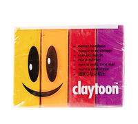 Van Aken Claytoon Modeling Clay - 1 lb (Four 4-oz Bars) - Use for Claymation, Models, and Stop Motion (Hot)