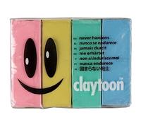 Van Aken Claytoon Modeling Clay - 1 lb (Four 4-oz Bars) - Use for Claymation, Models, and Stop Motion (Sweetheart)