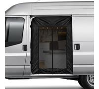 Van Bug Screen for Ford Transit MK8 MK9 H2 H3 2014-2024, Sliding Door Mosquito Screen Net with Snaps and Center Zipper Closure, Fly Screen Mosquito Net for Outdoor Camping, Not Fit Modified Car