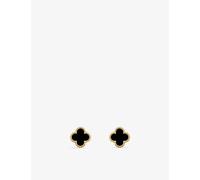 Van Cleef & Arpels Van Cleef & Arpels Sweet Alhambra 18ct Yellow Gold and White Onyx Stud Earrings Yellow Gold