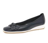 Van Dal Barbados II Womens Leather Wedge Shoe (6.5 UK, Midnight Silver, Numeric_6_Point_5)