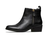 Van Dal Barlow II Wide Fitting Womens Leather Ankle Boots (4 UK, Black Leather, numeric_4)