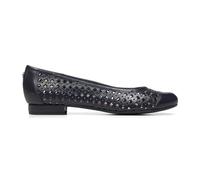 Van Dal Cut-Out Detail Loafers - Navy Size 7