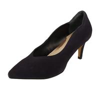 Van Dal Ladies Court Shoes Stella - Midnight Suede Leather - UK Size 7E - EU Size 41 - US Size 9