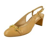 Ladies Van-Dal Smart Sling Back Shoes Saskia - Latte Leather - UK Size 5D - EU Size 38 - US Size 7