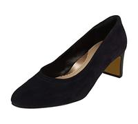 Van Dal Lorne Midnight Navy Suede Ladies Court Shoe 4