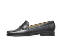 Van Dal Womens Hampden X Wide Fit Black Leather Penny Loafer Flats, Size 38 EU