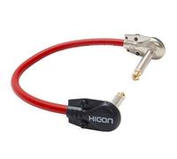 Van Damme 10 cm Pancake FX Link Patch Lead Guitar Effects - Red