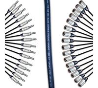 Van Damme 16 way Balanced TRS Jack to Male XLR Loom (30m)
