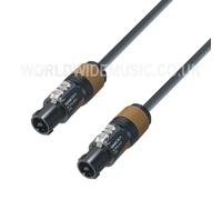 Van Damme 2.5mm Black Series Speaker Cable with Neutrik Speakon Plugs 1m - 25m