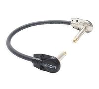 Van Damme 25 cm Pancake FX Link Patch Lead Guitar Effects - Black
