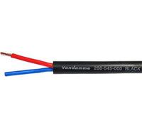 VAN DAMME 268-545-000 CABLE, SPEAKER, 2X4MM, BLACK, PER M