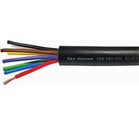 VAN DAMME 268-582-000 CABLE, SPEAKER, 8X2.5MM, BLACK, PER M