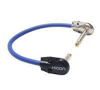 Van Damme 50 cm Pancake FX Link Patch Lead Guitar Effects - Blue