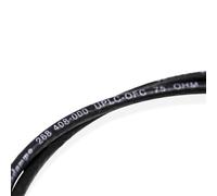 Van Damme 75 Ohm Plasma Grade Hi-Resolution Miniature Video Coaxial Cable, Black 268-408-000 9 Metre / 9M