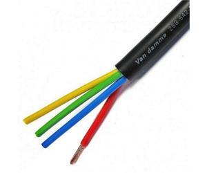 Van Damme Black Series Tour Grade 4 Core Speaker Cable, 2.5 mm² CSA, 50m