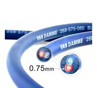 Van Damme Blue Series 0.75mm Studio Grade Speaker Cable 268-575-060 - 1-100m