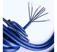Van Damme Blue Series Balanced Audio Multicore Cable Snake. 4 Way. 25m