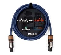 Van Damme Blue Speakon to Speakon Loud Speaker Cable Wire. 2 Pole Neutrik NL2FX