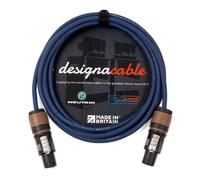 Van Damme Blue Speakon to Speakon Loud Speaker Cable Wire. 2 Pole Neutrik NL2FX