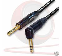Van Damme ¼" Jack to Jack Lead. NEUTRIK, 6.35mm, TRS, Stereo, Balanced Cable 3m+
