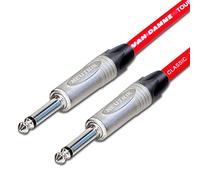 Van Damme PRO Guitar Lead. 1/4 inch Mono Neutrik Straight Jacks 2m, 3m, 5m Cable