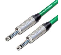 Van Damme PRO Guitar Lead. 1/4 inch Mono Neutrik Straight Jacks 2m, 3m, 5m Cable