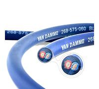 Van Damme Professional Blue Series Studio Grade 2 x 0.75 mm (2 core) Twin-Axial Speaker Cable 268-575-060 10 Metre / 10M