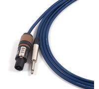 Van Damme Speakon to 1/4" Mono Jack Loud Speaker Cable. 2 Pole Neutrik Speakon