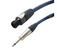 Van Damme Studio Grade 2x4mm Speakon to Mono Jack Passive Speaker Lead (1m)