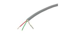 Van Damme XKE Microphone Balanced Pro-Patch Cable, 2 Core and Screen (Thin). 1.5m. Grey