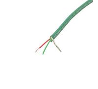 Van Damme XKE Microphone Balanced Pro-Patch Cable, 2 Core and Screen (Thin). 1m. Green
