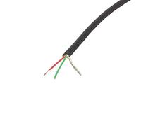 Van Damme XKE Microphone Balanced Pro-Patch Cable, 2 Core and Screen (Thin). 30m. Black