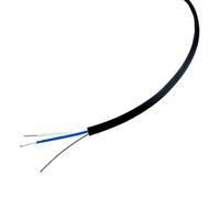 Van Damme XKE Microphone Balanced Pro-Patch Cable, 2 Core and Screen (Thin). 40m. Black