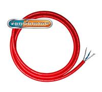 Van Damme XKE Starquad 4 Core Cable. Balanced XLR Mic. 1.5m. Red