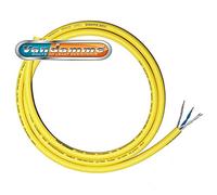 Van Damme XKE Starquad 4 Core Cable. Balanced XLR Mic. 1.5m. Yellow