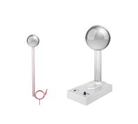 Van De Graaff Motorized Electrostatic Generator, STEM Science Experiments, Motor Driven, with Discharge Wand, for Lab Electricity & Magnetism Demonstrations
