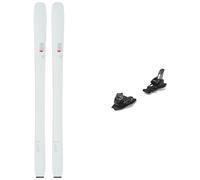 Van Deer - Freeride/Freestyle ski bindings - Pack Freeride 98 2026 for Men - White White 172 cm.180 cm