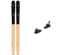 Van Deer - Ski touring bindings - Pack Freeride 98 2025 for Men in Aluminium - Beige Beige
