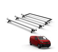Van Demon 3 Bar Roof Rack for Citroen Dispatch (2016+) Steel Roof Bars with Rear Ladder Roller