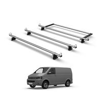 Van Demon 3 Bar Roof Rack for Ford Transit (2014+) Steel Roof Bars with Rear Ladder Roller